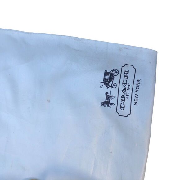 Vintage Coach Leather Shoulder Bag Purse With Dust Bag - Picture 5 of 15